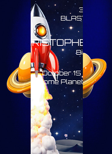 Preview image of Blasting Off design.